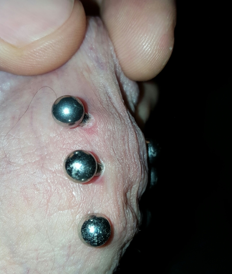 Ladder piercing penis Ampallang and